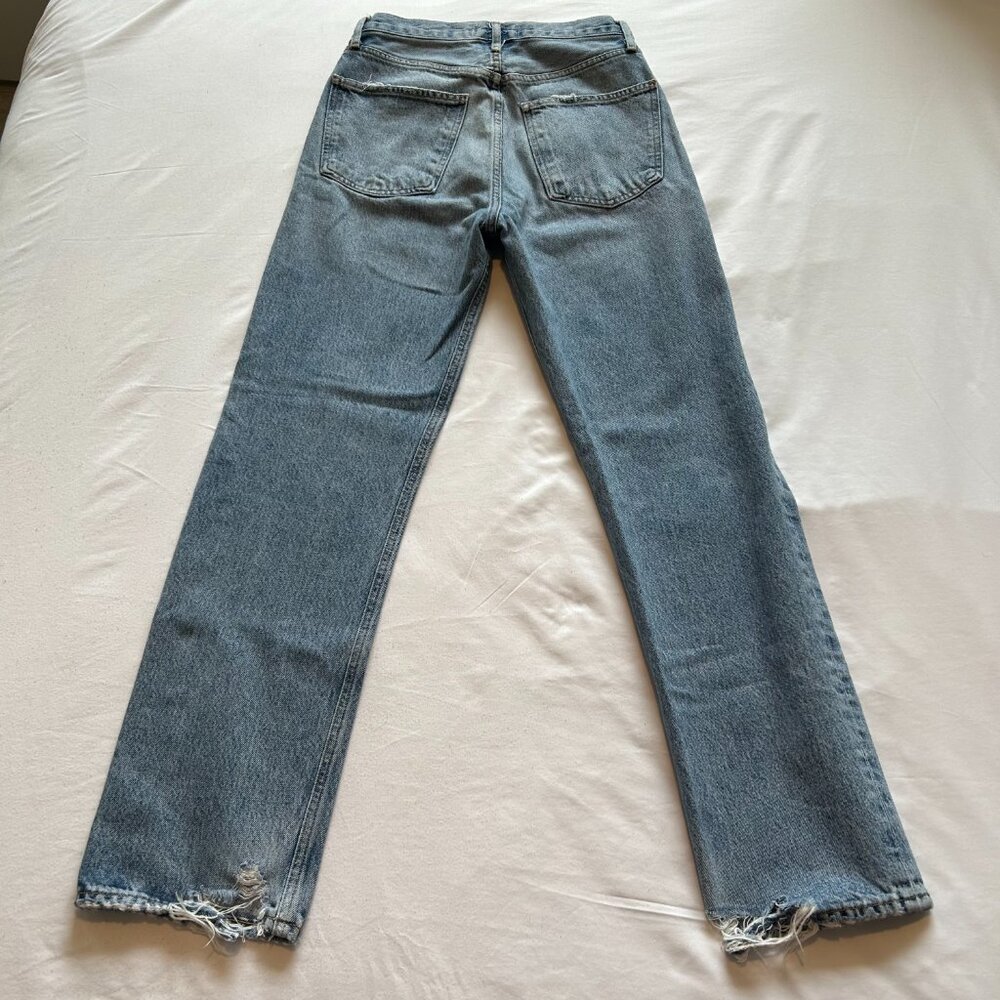 Agolde 90's Pinch Waist Straight 100% Organic Cotton Denim Jean - 25 - Endless - Picture 11 of 11